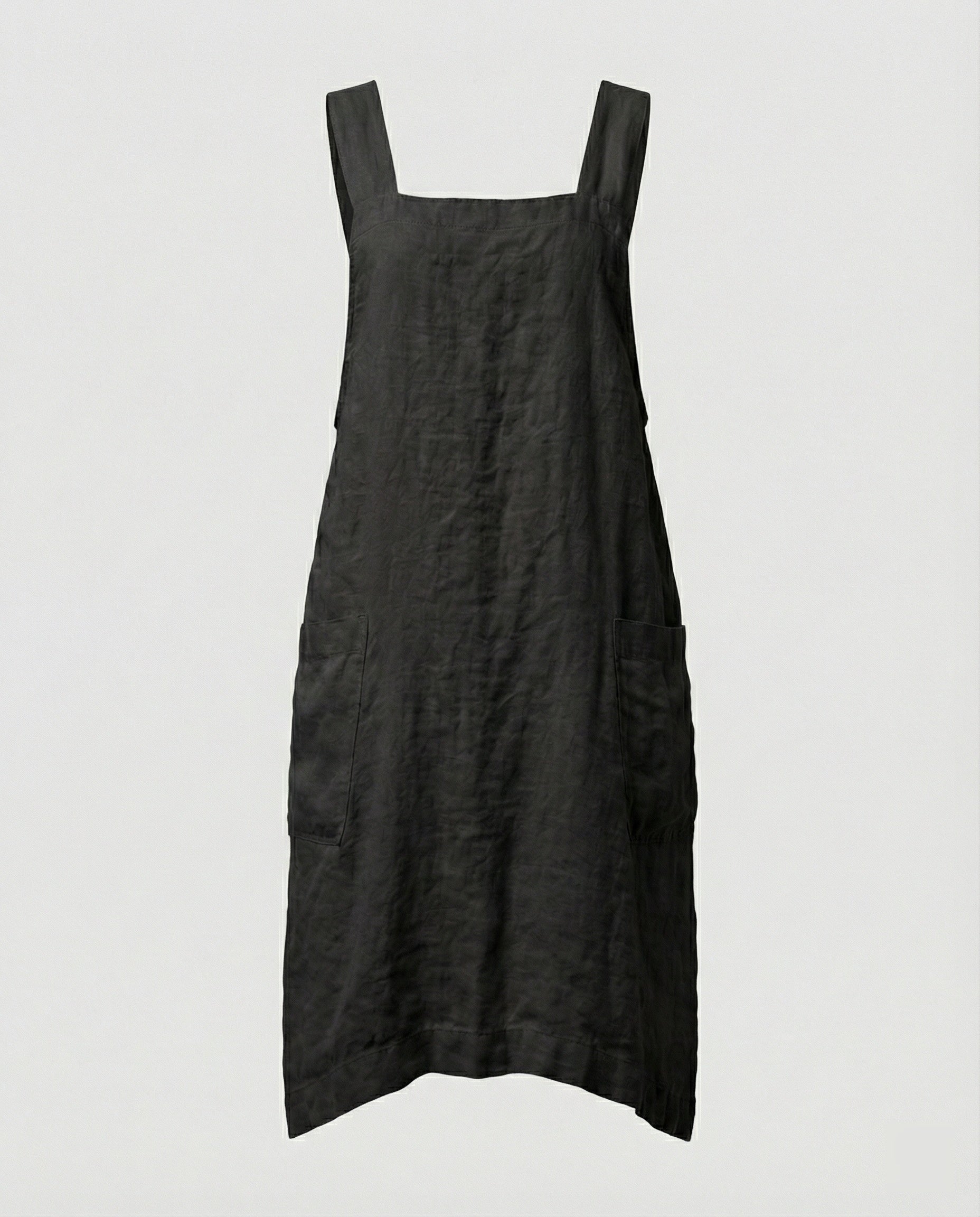 Overhemdjurk - Casual, ruimvallende linnen jurk voor dames-Boutique Moda