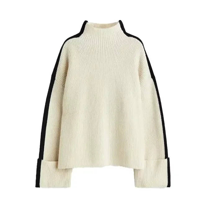 Oversized Trui - Los model - Coltrui - Gebreide trui - Dameskleding-Boutique Moda
