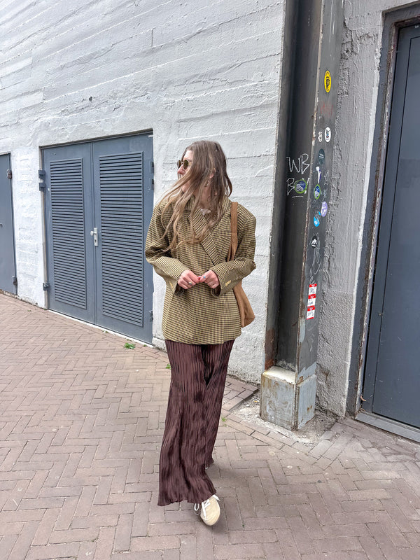 Oversized blazer dames – Loszittende boxy blazerjas met revers-Boutique Moda