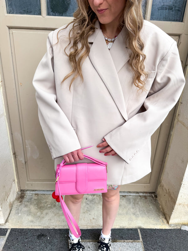 Oversized blazer dames – Loszittende boxy blazerjas met revers-Boutique Moda