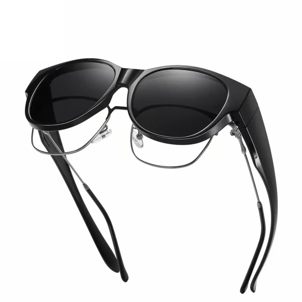 Overzetzonnebril Dames | Gepolariseerd UV400 | Over Eigen Bril | Cat-Eye-Boutique Moda