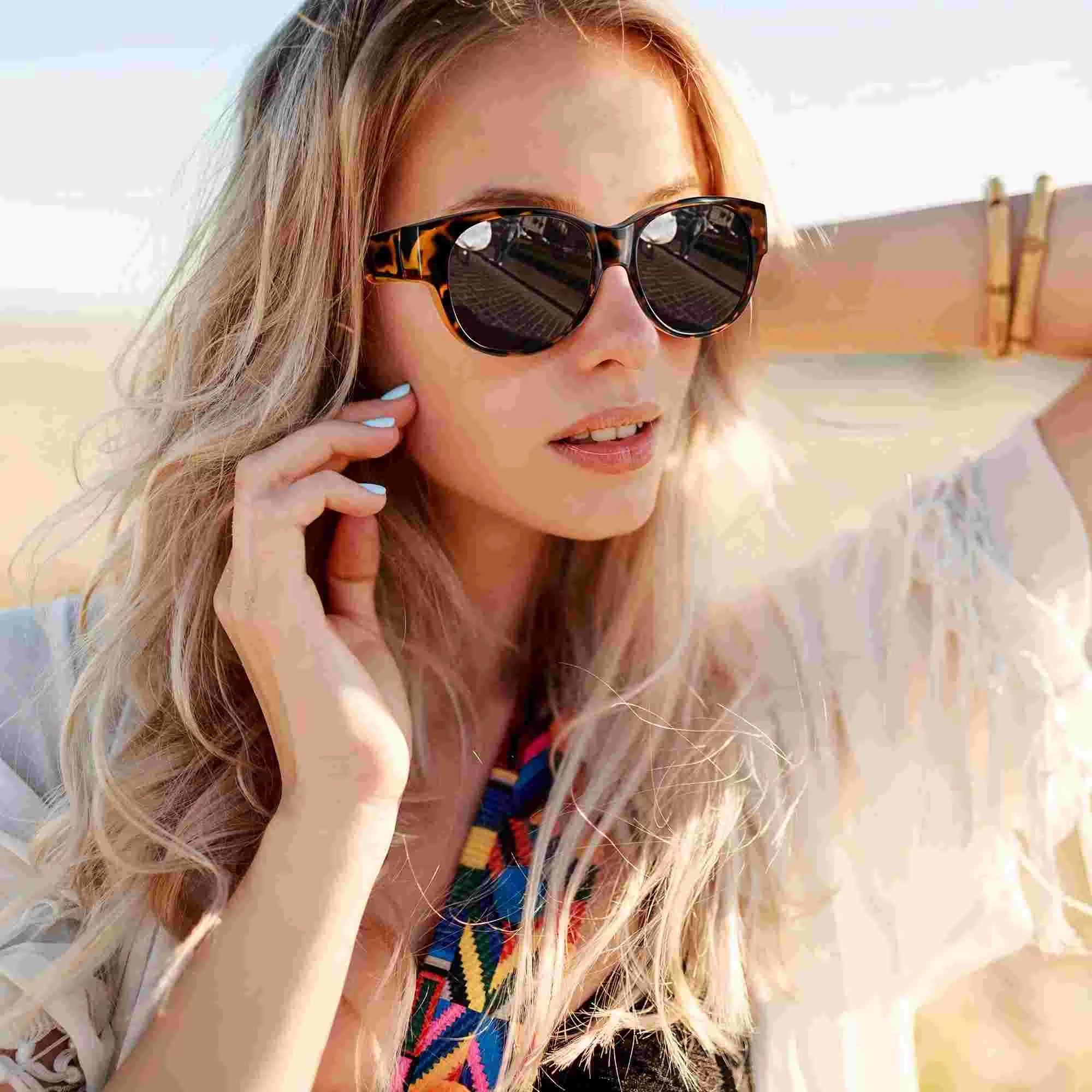 Overzetzonnebril Dames | Gepolariseerd UV400 | Over Eigen Bril | Cat-Eye-Boutique Moda