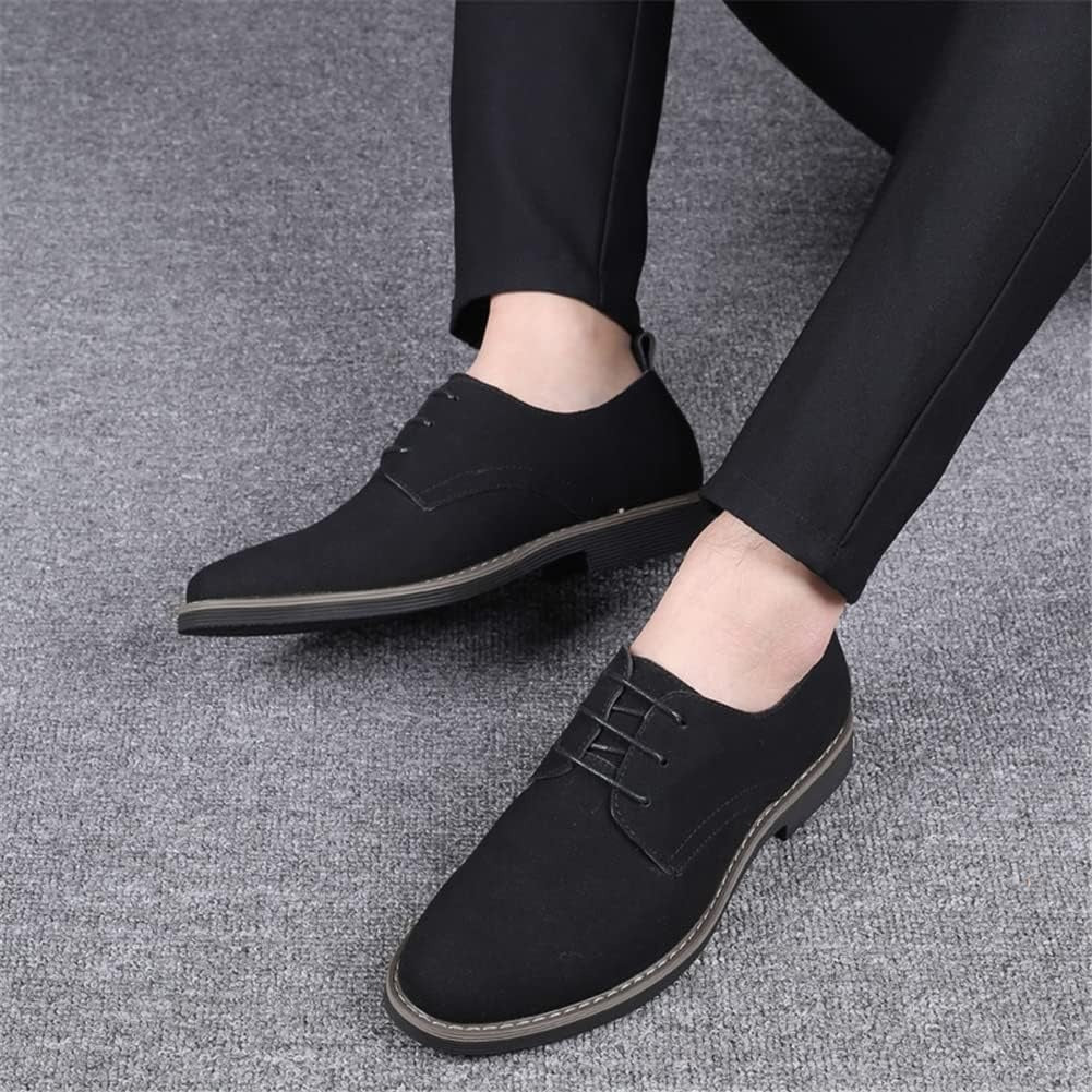Oxford-schoenen - Heren suède veterschoenen-Boutique Moda