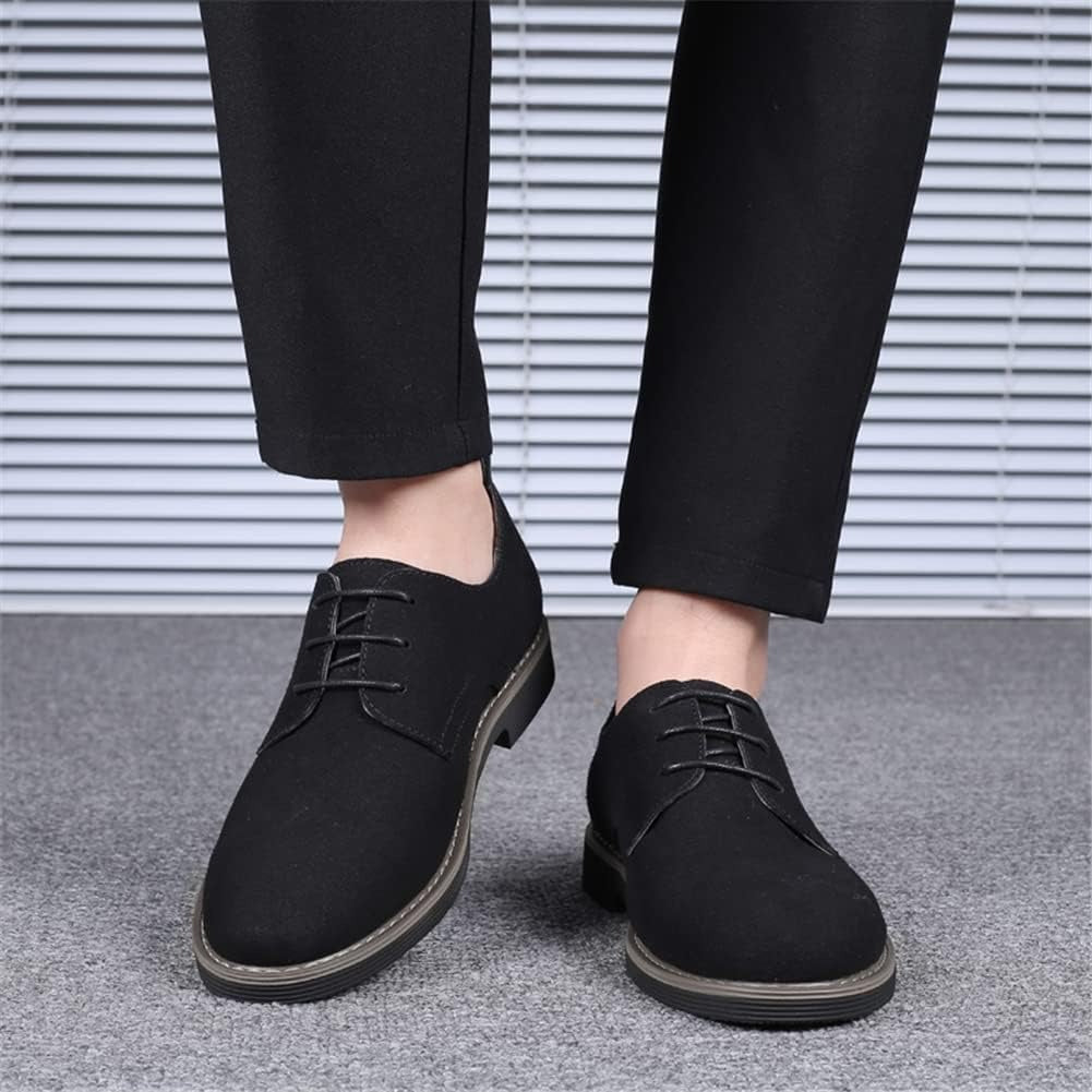 Oxford-schoenen - Heren suède veterschoenen-Boutique Moda