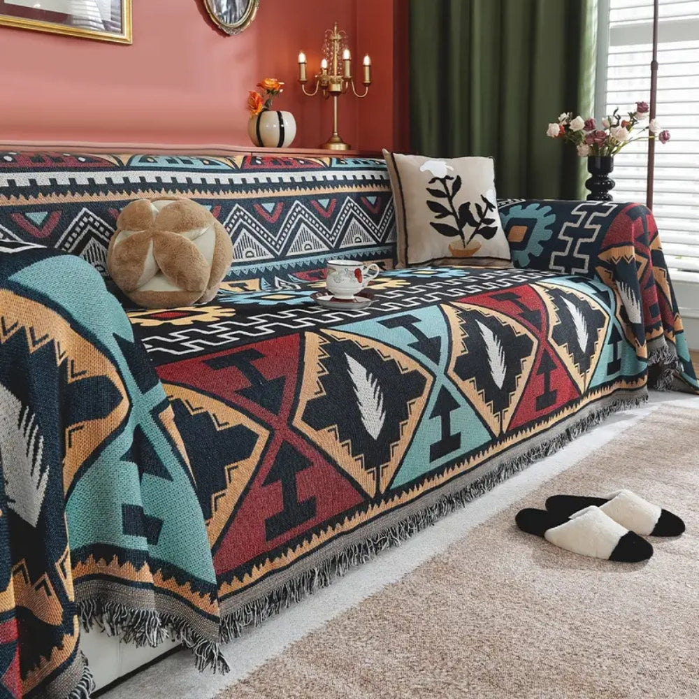 Plaid voor Banken | Boho | Groot | Plaid voor Banken | Sofahoes-Boutique Moda