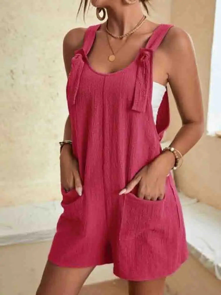 Playsuit - Mouwloze zomerjumpsuit voor dames-Boutique Moda