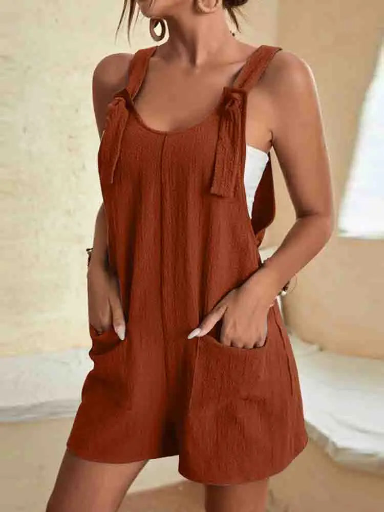 Playsuit - Mouwloze zomerjumpsuit voor dames-Boutique Moda