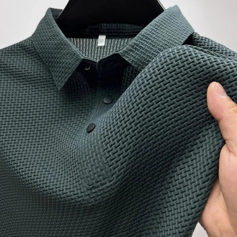 Polo Heren | Kreukvrije Polo Met Korte Mouwen-Boutique Moda