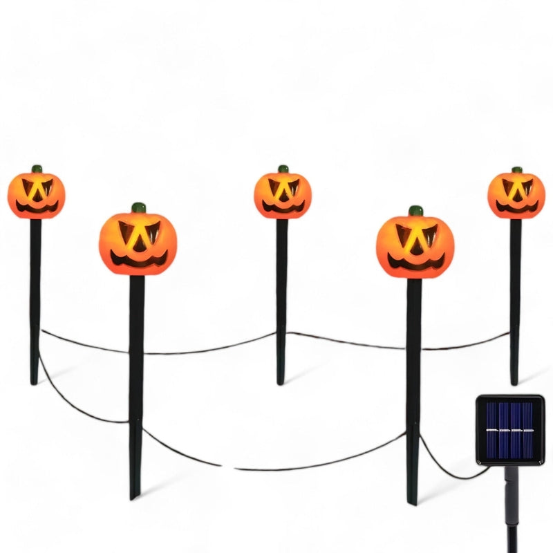 Pompoenlampen voor buiten | Zonne-energie | LED | Halloween Tuinverlichting | Halloweenlampen voor Buiten-Boutique Moda
