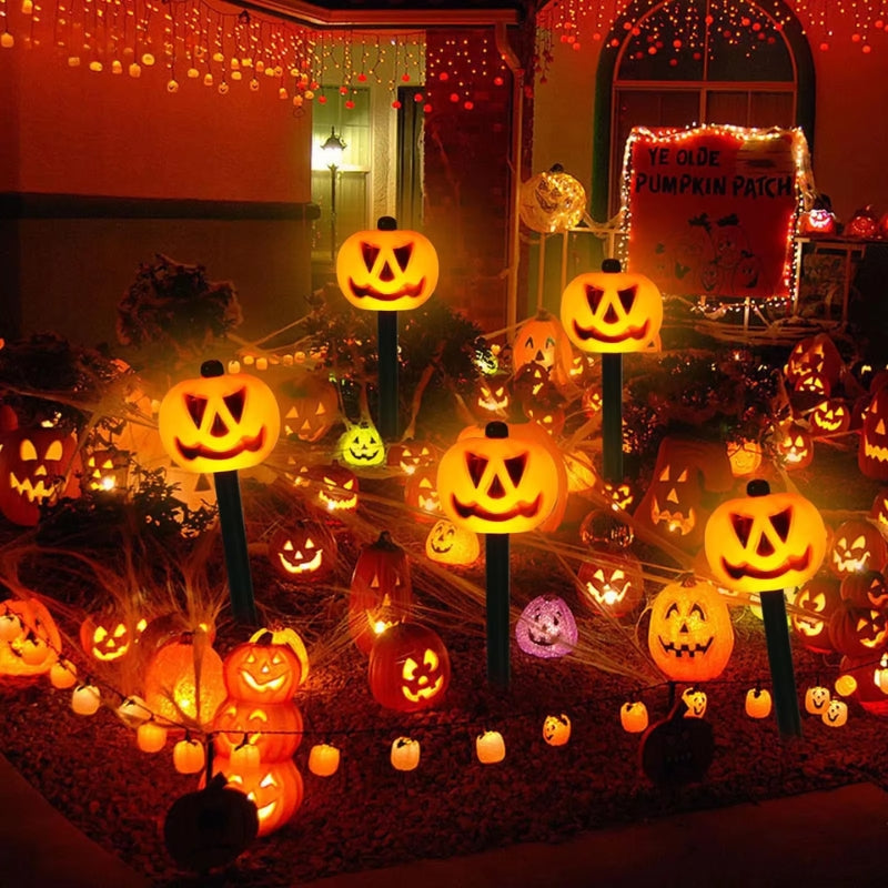 Pompoenlampen voor buiten | Zonne-energie | LED | Halloween Tuinverlichting | Halloweenlampen voor Buiten-Boutique Moda
