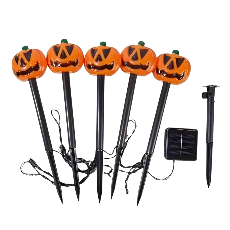 Pompoenlampen voor buiten | Zonne-energie | LED | Halloween Tuinverlichting | Halloweenlampen voor Buiten-Boutique Moda
