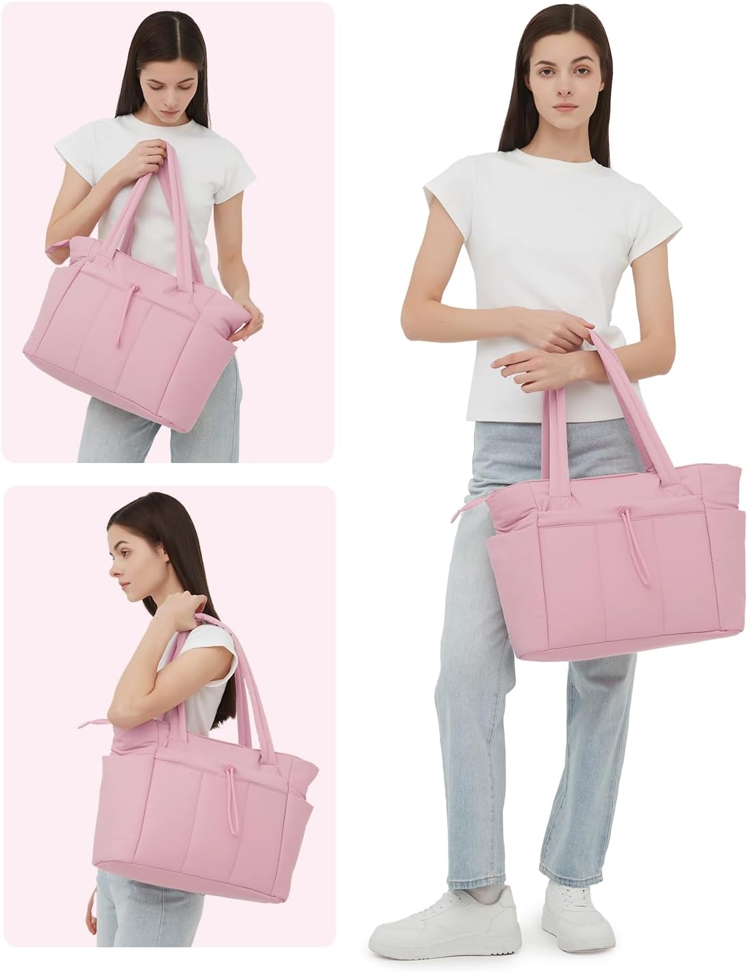 Puffer Tas | Multi Zak | Bekerhouder | Gewatteerde Tas | Draagtas-Boutique Moda