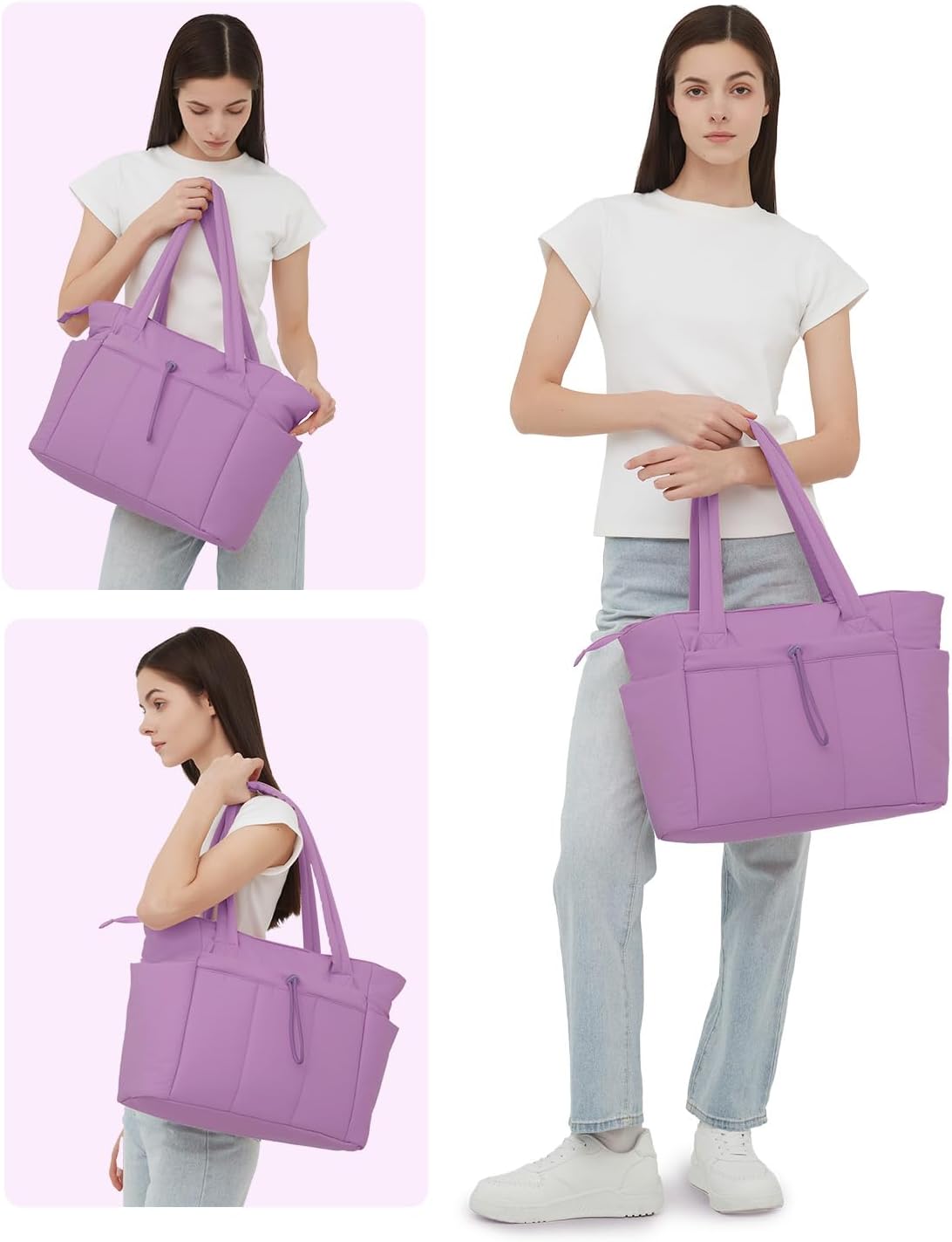 Puffer Tas | Multi Zak | Bekerhouder | Gewatteerde Tas | Draagtas-Boutique Moda