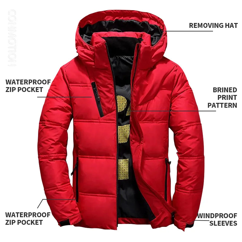 Pufferjas | Capuchonjas | Ski | Sneeuwjas | Heren Winterjas-Boutique Moda