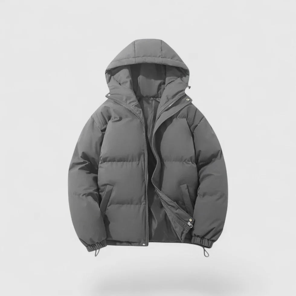 Pufferjas | Met capuchon | Gewatteerd | Donsjas | Winterjas voor heren-Boutique Moda