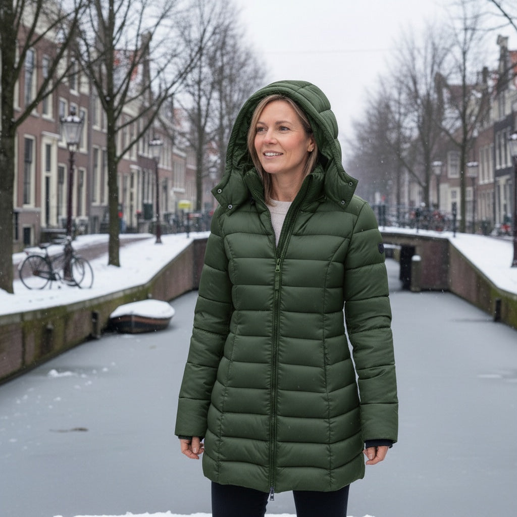 Pufferjas - Warm - Met capuchon - Donsjas - Winterjas voor dames-Boutique Moda