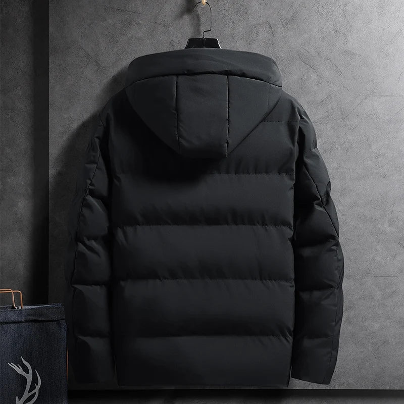 Pufferjas - Warme waterafstotende winterjas met capuchon voor heren-Boutique Moda