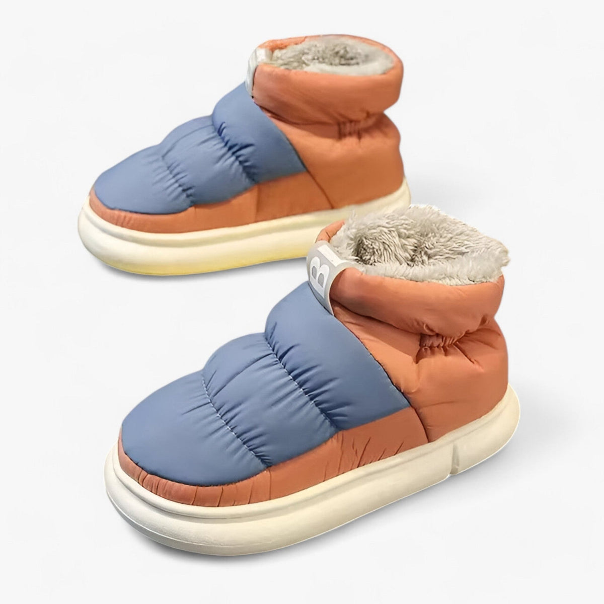 Pufferschoenen | Slip-On | Met fleece gevoerd | Sneeuwlaarzen | Winterschoenen