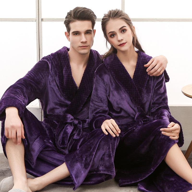 Quinna Long Bathrobe | Zachte en gezellige badjas die u warm houdt tijdens de kille winter.-Boutique Moda