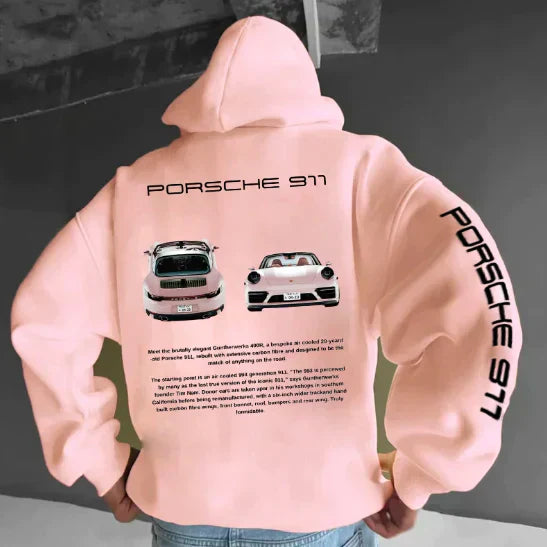 Racing Hoodie - Losse pasvorm - Bedrukt - Oversized hoodie - Hoodie voor mannen-Boutique Moda