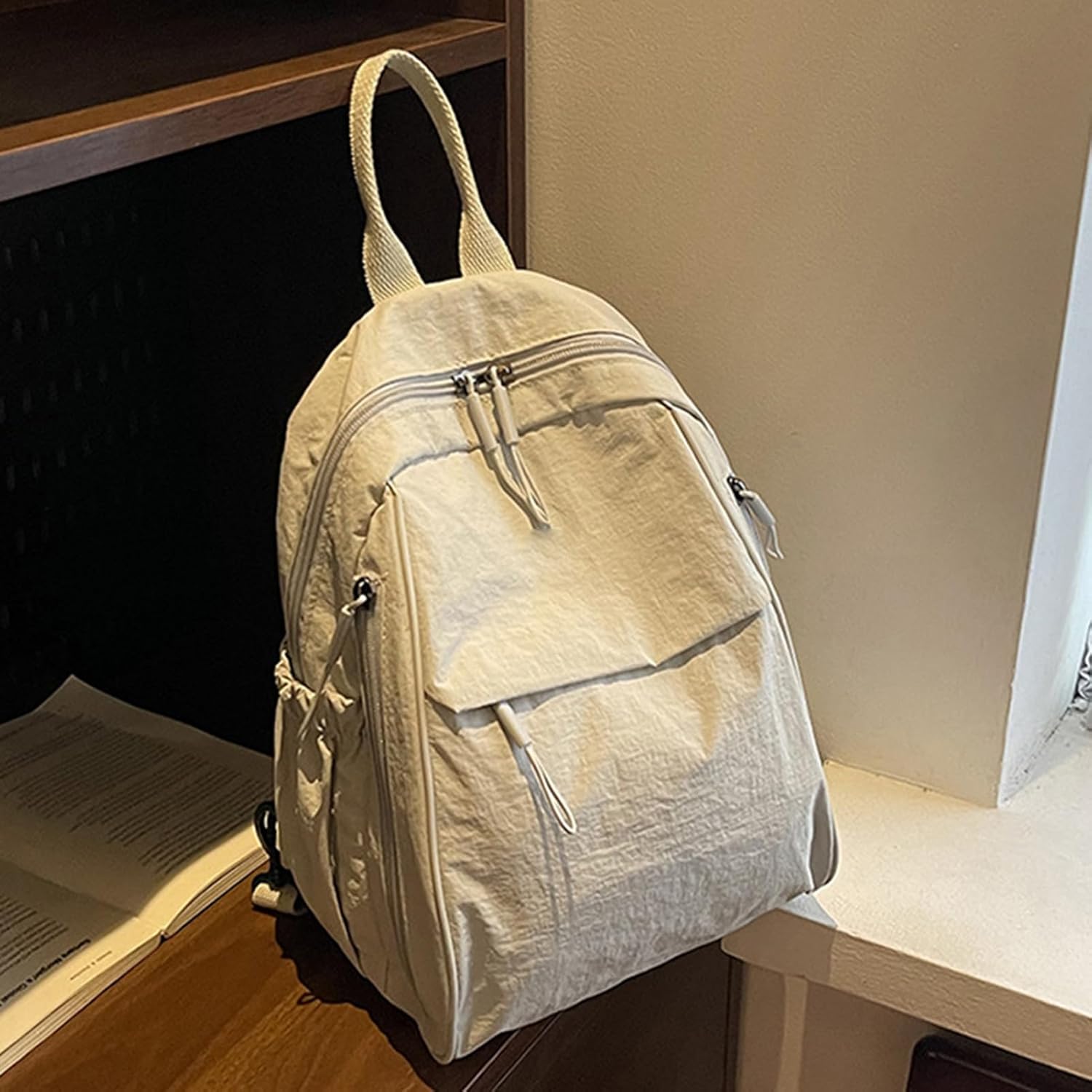 Rugzak | Waterdicht Nylon | Meerdere Vakken voor School en Reizen-Boutique Moda