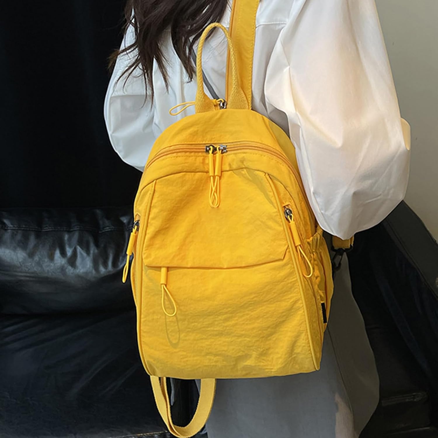 Rugzak | Waterdicht Nylon | Meerdere Vakken voor School en Reizen-Boutique Moda