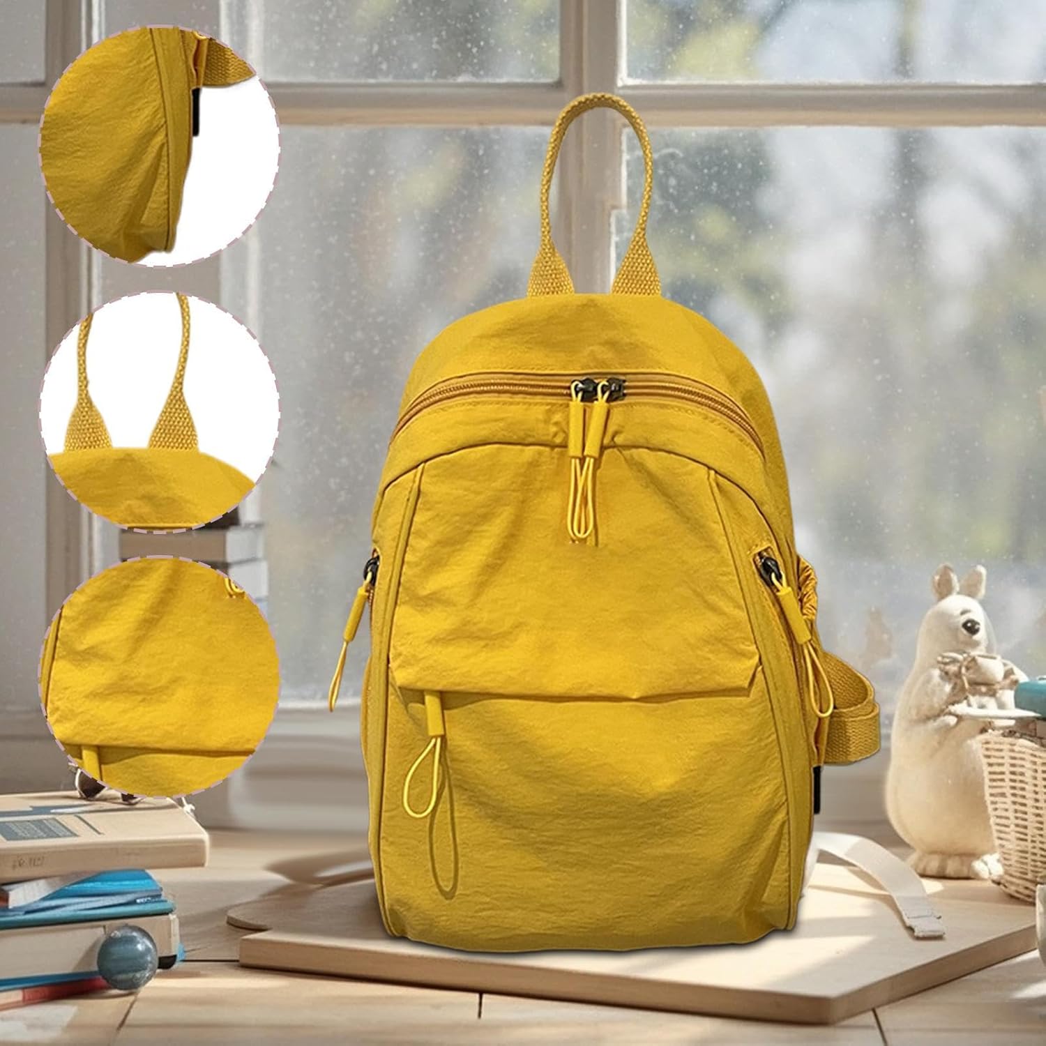 Rugzak | Waterdicht Nylon | Meerdere Vakken voor School en Reizen-Boutique Moda