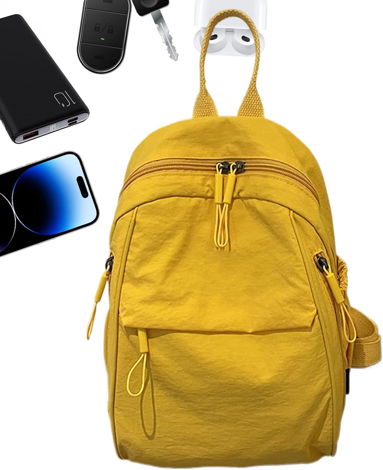 Rugzak | Waterdicht Nylon | Meerdere Vakken voor School en Reizen-Boutique Moda