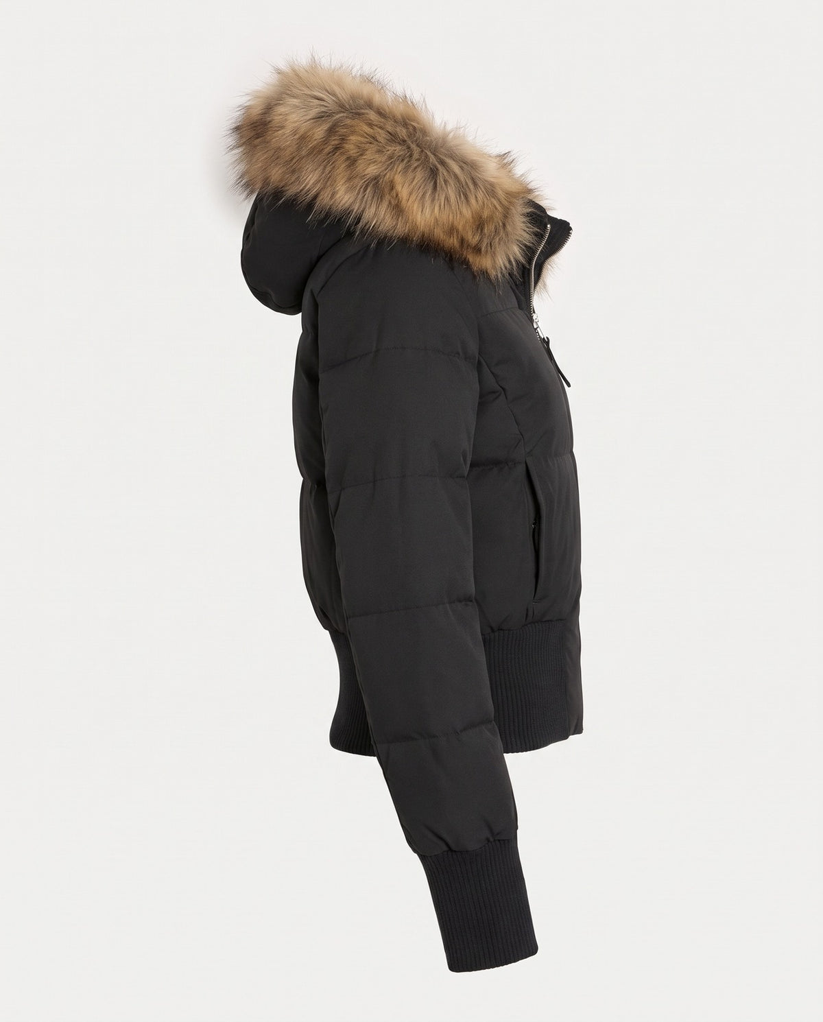 Winterjas, zijkant