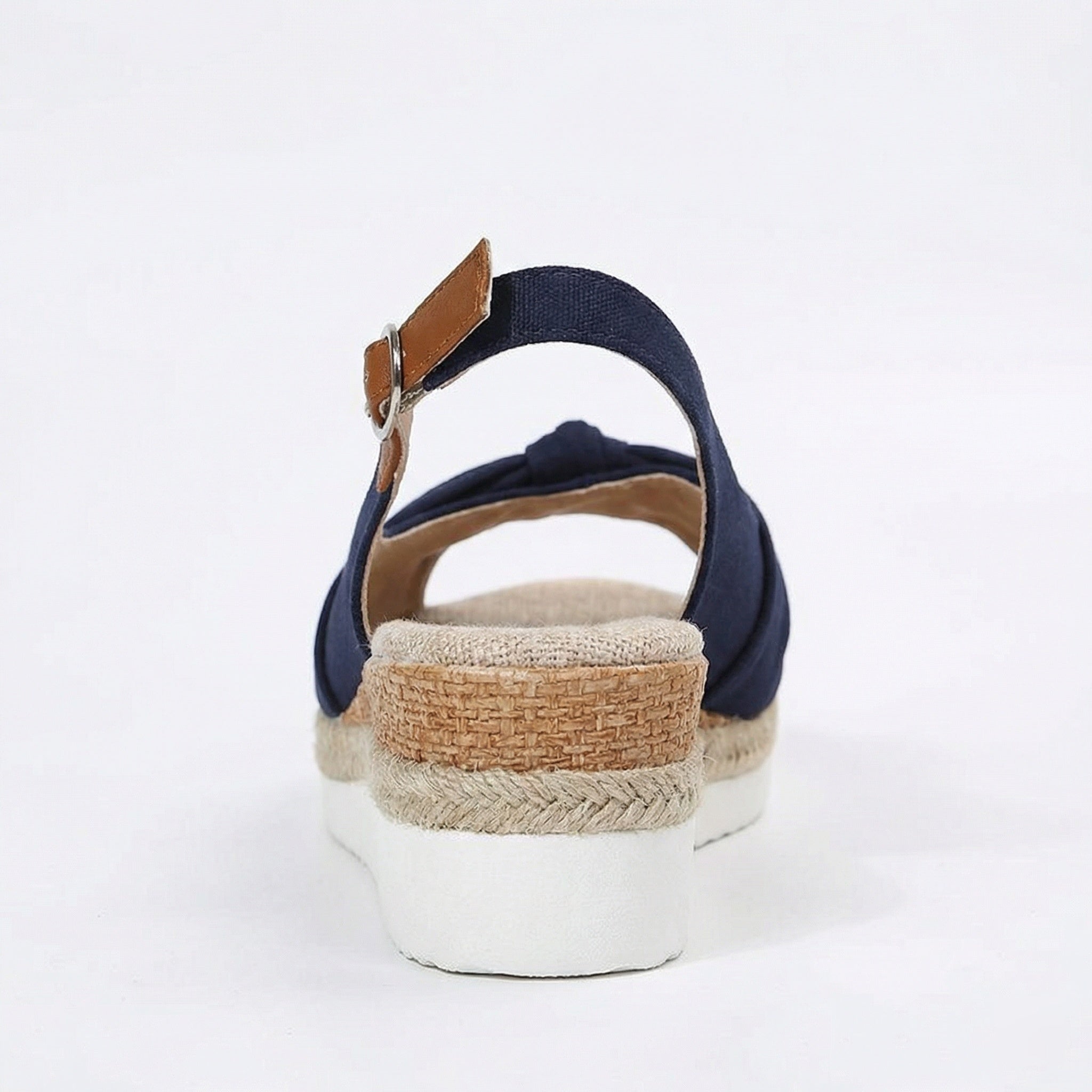 Sandalen met sleehak - Open teen - Verstelbare bandjes - Plateausandalen - Damessandalen-Boutique Moda