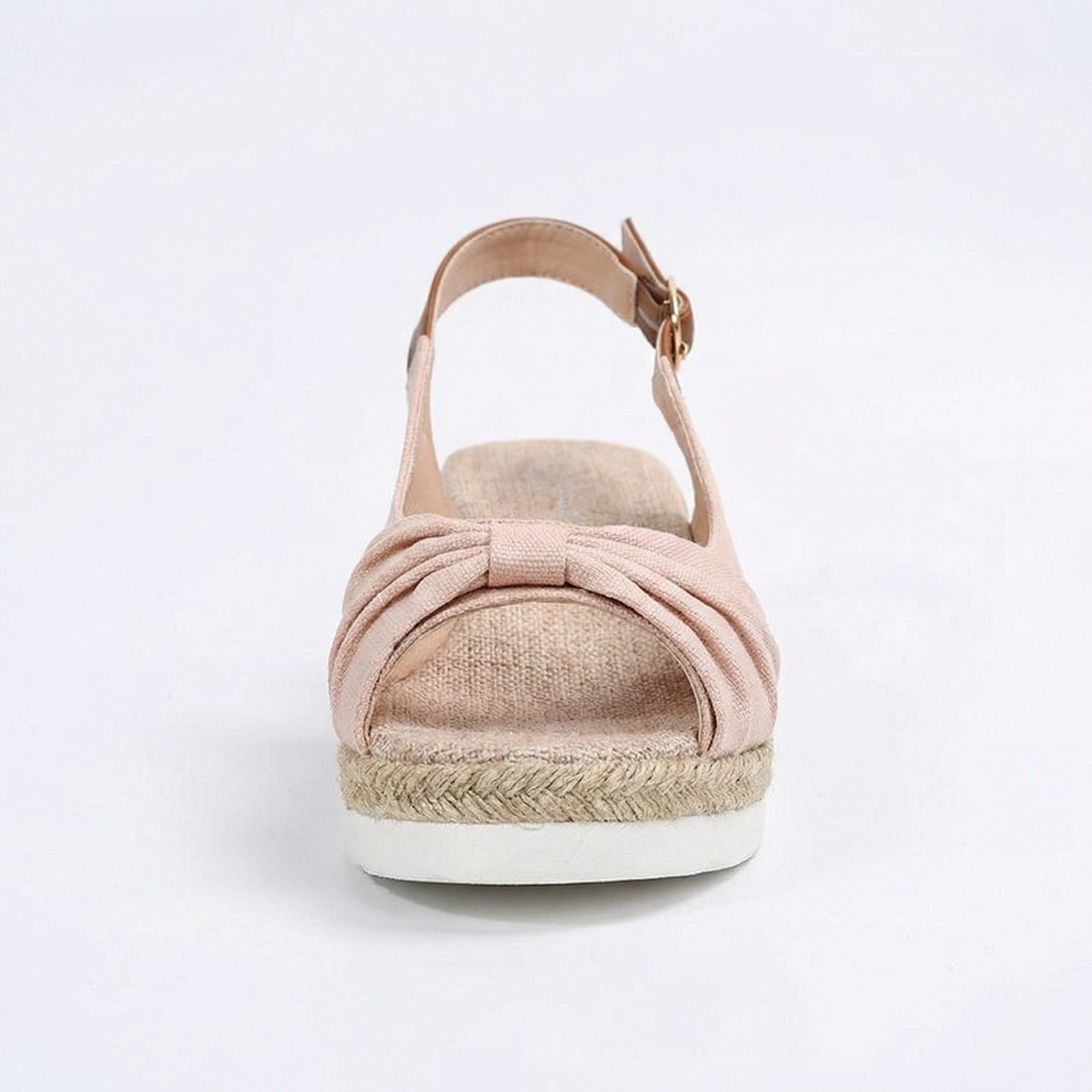 Sandalen met sleehak - Open teen - Verstelbare bandjes - Plateausandalen - Damessandalen-Boutique Moda