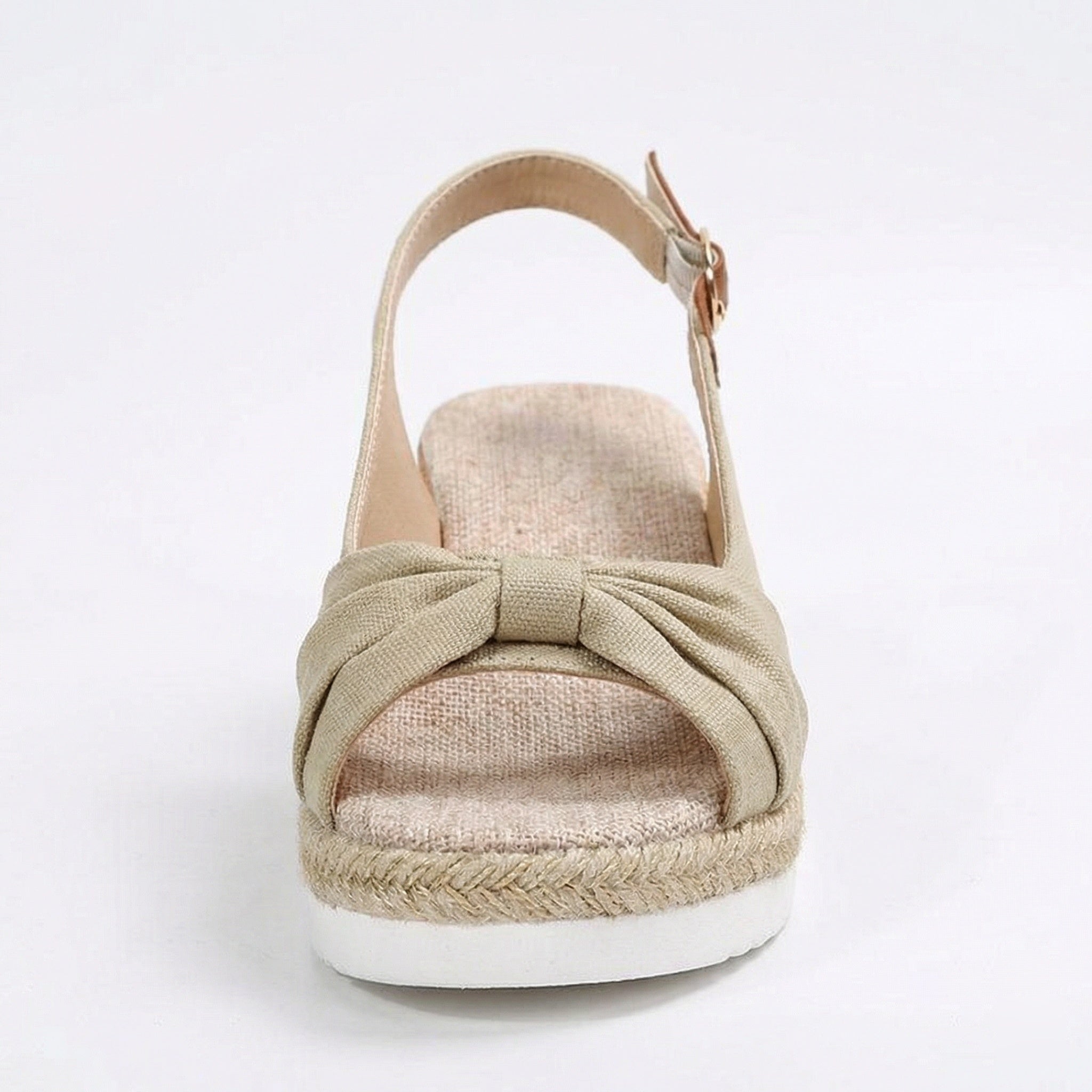 Sandalen met sleehak - Open teen - Verstelbare bandjes - Plateausandalen - Damessandalen-Boutique Moda