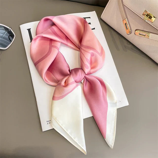 Satijnen sjaal – Elegante, zijdezachte sjaal voor dames-Boutique Moda
