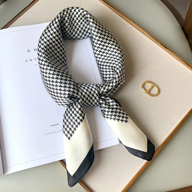 Satijnen sjaal – Elegante, zijdezachte sjaal voor dames-Boutique Moda