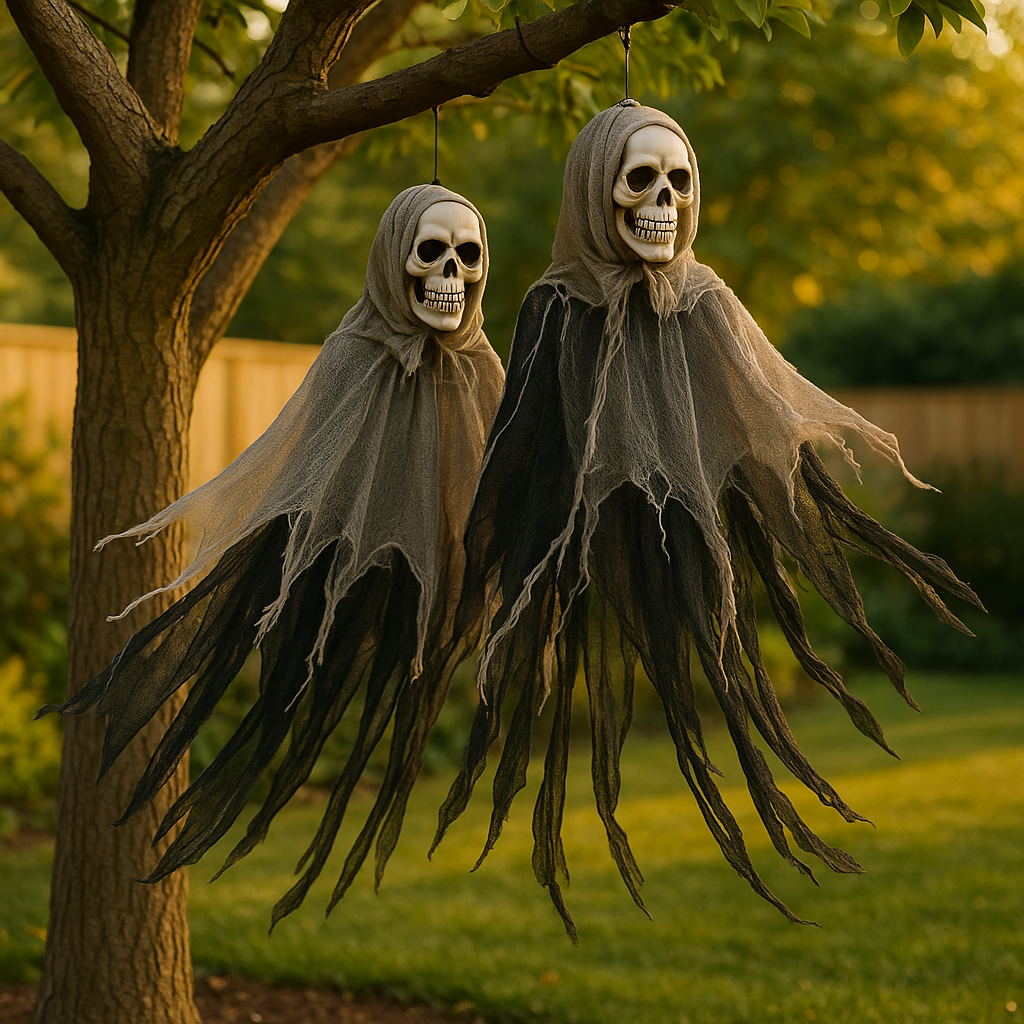 Schedel Decoratie - Eng hangend doodskop-skelet voor Halloween-Boutique Moda