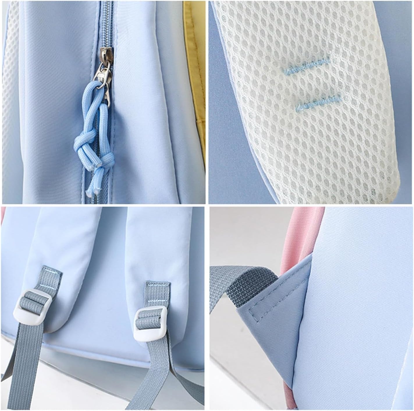 Schooltas | 4-Delige Rugzakset met Etui | Waterdicht Nylon-Boutique Moda