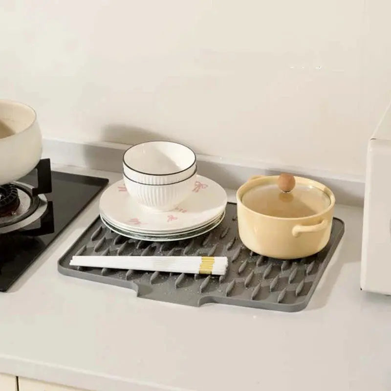 Siliconen Afdruipmat | Flexibel & Hittebestendig 220°C | BPA-vrij-Boutique Moda