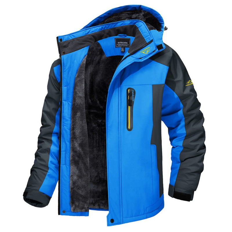 Ski-jas - Met capuchon - Met bontvoering - Sneeuwjas - Winterjas voor heren-Boutique Moda