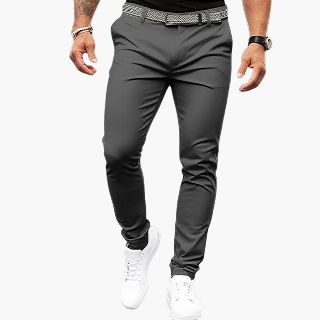 Skinny chino's - Casual slim fit chino broeken voor mannen-Boutique Moda