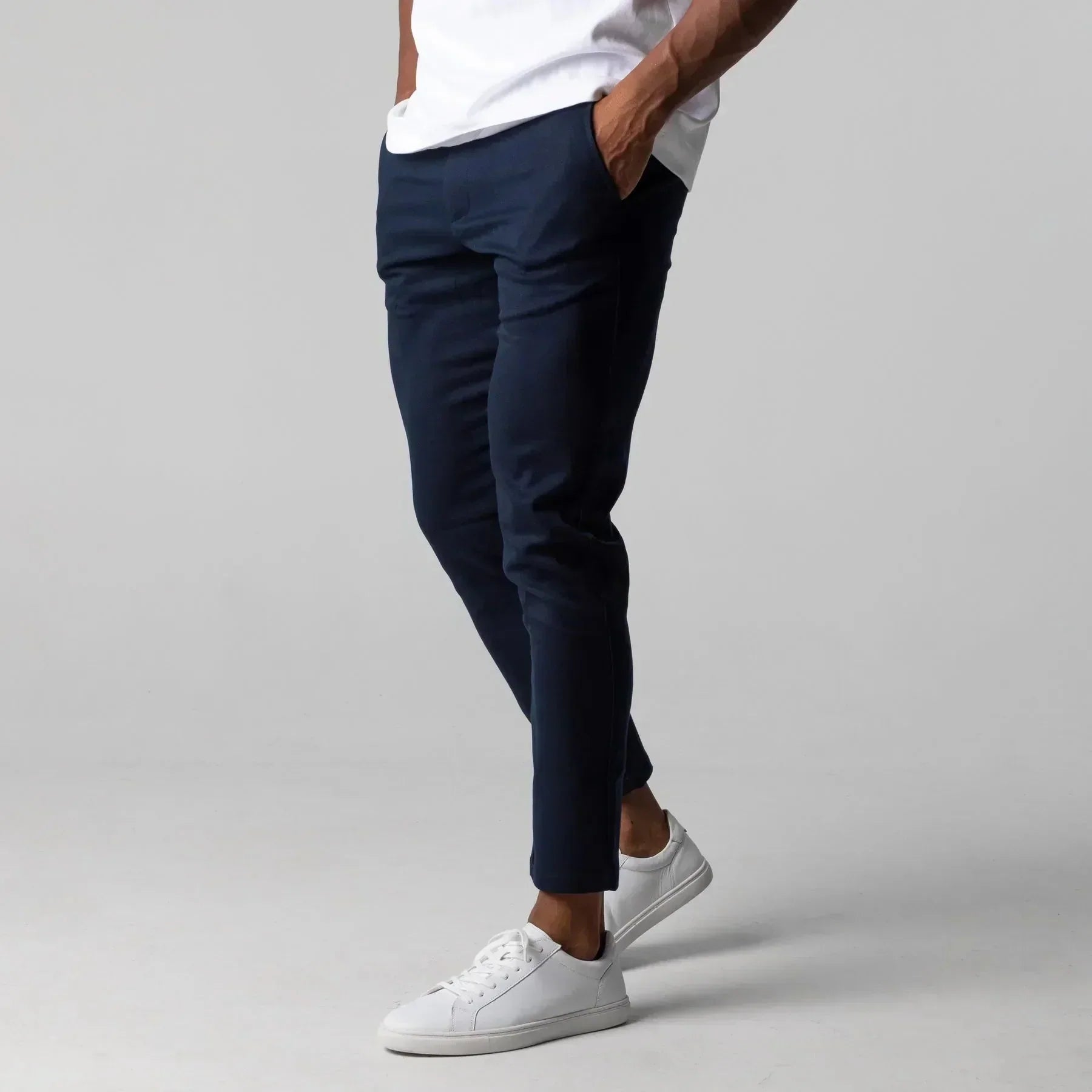 Skinny chino's - Heren Stretch slim fit Chino broek-Boutique Moda