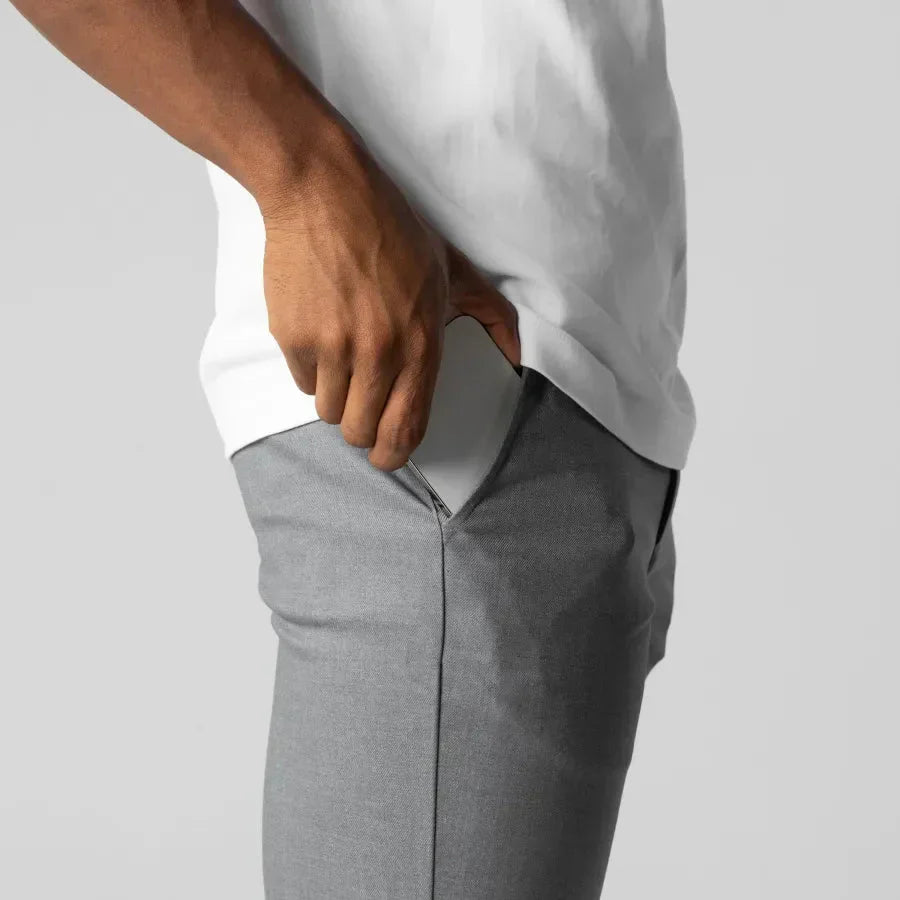 Skinny chino's - Heren Stretch slim fit Chino broek-Boutique Moda