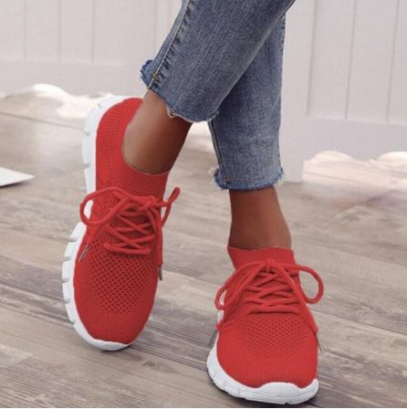 Slip-On Sneakers | Orthopedisch | Wandelen | Mesh Sneakers | Damestrainers-Boutique Moda