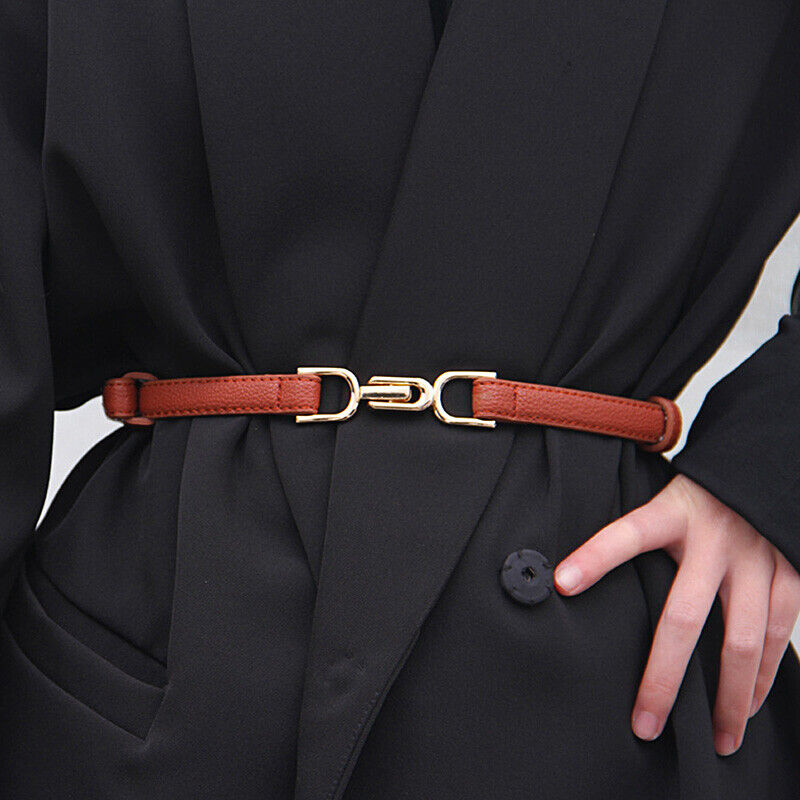 Smalle riem - Minimalistische riem van PU-leer voor dames-Boutique Moda
