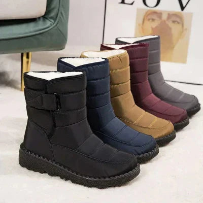 Sneeuwlaarzen | Warm | Waterdicht | Slip-On | Bontgevoerd | Winterlaarzen voor dames