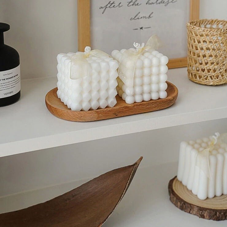 Sojakaars | Handgemaakt Decoratief | Hartjes Ribbels Laagjes-Boutique Moda
