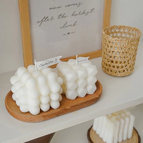 Sojakaars | Handgemaakt Decoratief | Hartjes Ribbels Laagjes-Boutique Moda