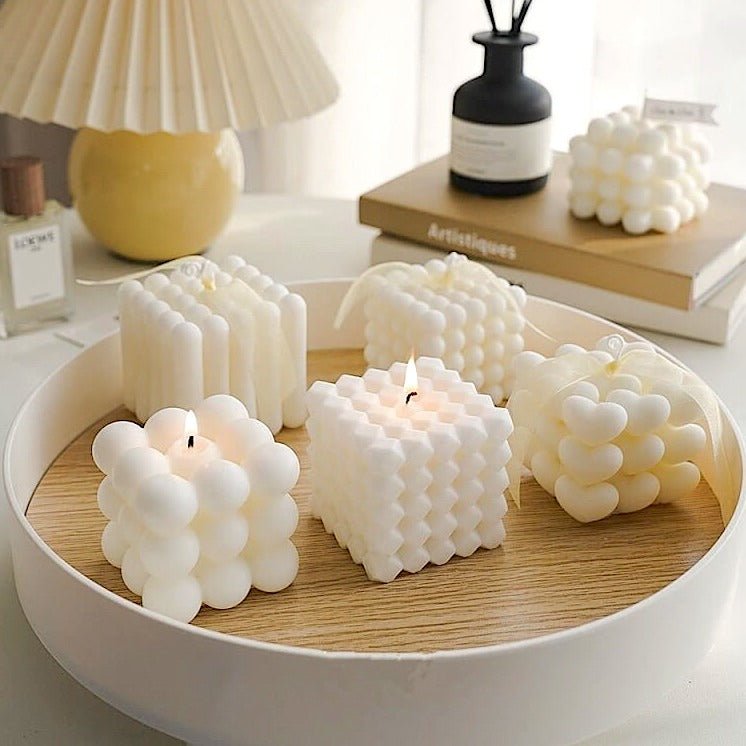 Sojakaars | Handgemaakt Decoratief | Hartjes Ribbels Laagjes-Boutique Moda