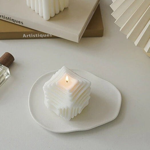 Sojakaars | Handgemaakt Decoratief | Hartjes Ribbels Laagjes-Boutique Moda