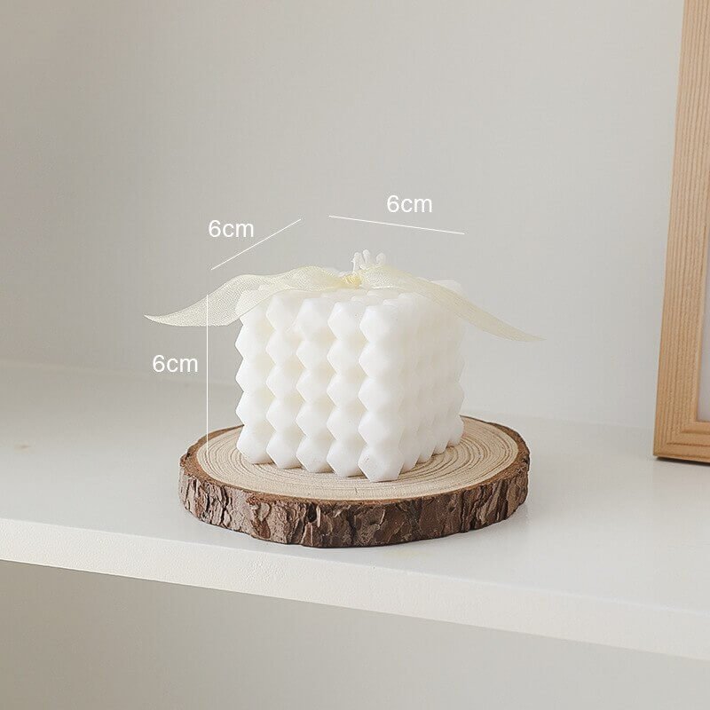 Sojakaars | Handgemaakt Decoratief | Hartjes Ribbels Laagjes-Boutique Moda