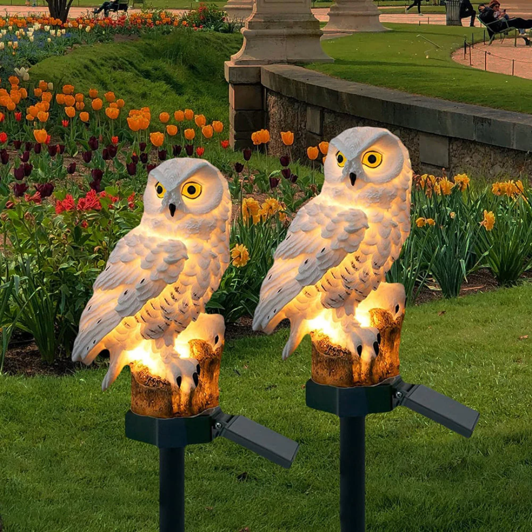 Solar tuinlamp uil | 45 cm hoog | IP65-Boutique Moda